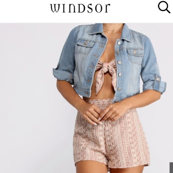 BRAND NEW Cropped Denim Jacket - WindsorStore - Picture 4 of 6